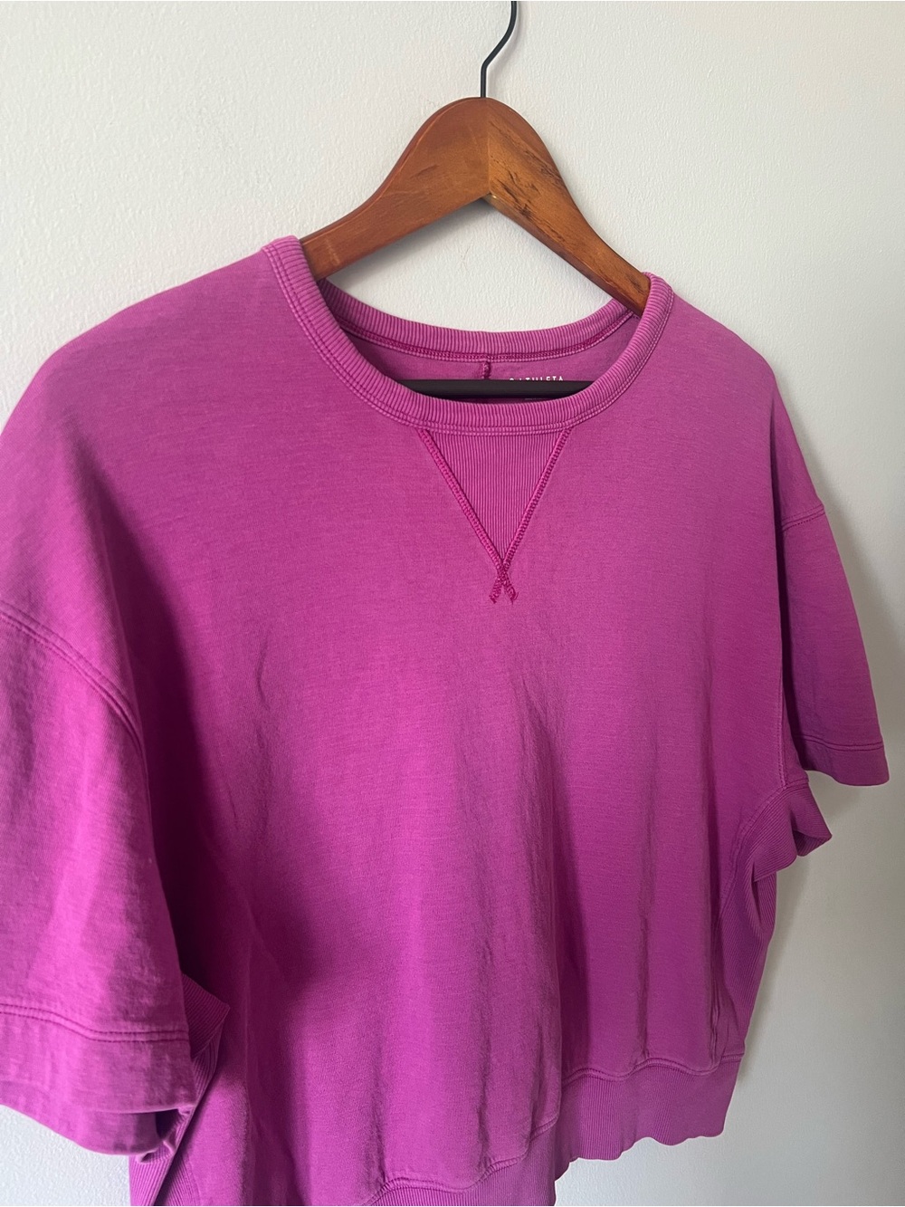 Athleta Short-Sleeve Crewneck Sweatshirt - Picture 2 of 5
